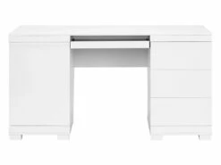 Bureau PLUTON - MDF Laqué Blanc - LEDs - 1 Porte & 3 Tiroirs 22 Bureau PLUTON - MDF Laqué Blanc - LEDs - 1 Porte & 3 Tiroirs -mobilier de bureau Shop bureau 243781