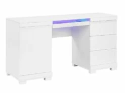 Bureau PLUTON - MDF Laqué Blanc - LEDs - 1 Porte & 3 Tiroirs 20 Bureau PLUTON - MDF Laqué Blanc - LEDs - 1 Porte & 3 Tiroirs -mobilier de bureau Shop bureau 243785