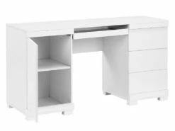 Bureau PLUTON - MDF Laqué Blanc - LEDs - 1 Porte & 3 Tiroirs 18 Bureau PLUTON - MDF Laqué Blanc - LEDs - 1 Porte & 3 Tiroirs -mobilier de bureau Shop bureau 243789