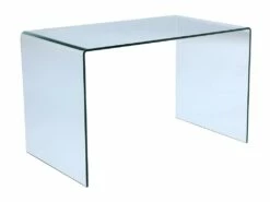 Bureau ELSTRON - Verre Courbé - Transparent -mobilier de bureau Shop bureau 252591