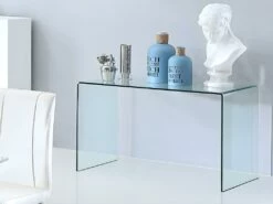 Bureau ELSTRON - Verre Courbé - Transparent -mobilier de bureau Shop bureau 252595