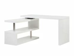 Bureau Extensible NICEPHORE II - MDF Laqué - Blanc - Plateau Pivotant 360° 9 Bureau Extensible NICEPHORE II - MDF Laqué - Blanc - Plateau Pivotant 360° -mobilier de bureau Shop bureau 297723