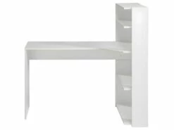 Bureau D'angle DELFINO - 4 étagères - Blanc 12 Bureau D'angle DELFINO - 4 étagères - Blanc -mobilier de bureau Shop bureau 331999