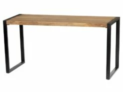 Bureau HARLEM - Bois De Manguier & Métal -mobilier de bureau Shop bureau 342571