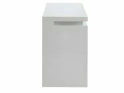 Bureau EMERSON - 3 Tiroirs - MDF Laqué Blanc - LEDs -mobilier de bureau Shop bureau 380461