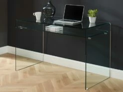 Bureau STILEOS - 1 Niche - Verre Trempé -mobilier de bureau Shop bureau 426527