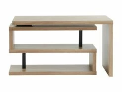 Bureau Extensible NICEPHORE II - MDF - Coloris : Chêne - Plateau Pivotant 360° -mobilier de bureau Shop bureau 430907