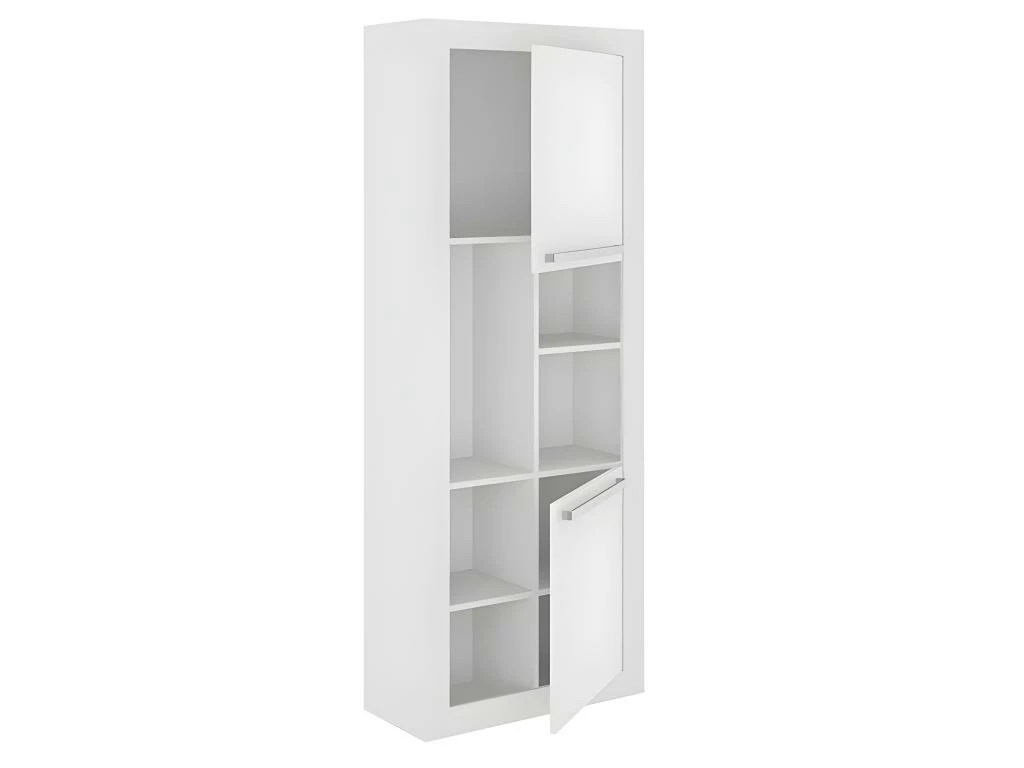 Bureau D'angle - 2 Tiroirs Et 2 Portes - Coloris : Blanc - EVAN 9 Bureau D'angle - 2 Tiroirs Et 2 Portes - Coloris : Blanc - EVAN – Image 9