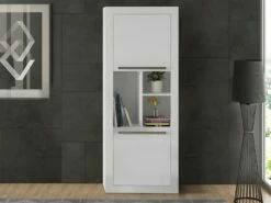 Bureau D'angle - 2 Tiroirs Et 2 Portes - Coloris : Blanc - EVAN 14 Bureau D'angle - 2 Tiroirs Et 2 Portes - Coloris : Blanc - EVAN -mobilier de bureau Shop bureau 431831