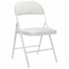 Chaise Pliante Rembourrée Blanche 7house
