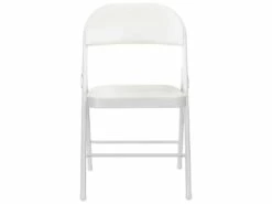 Lot De 10 Chaises Pliantes Blanches Rembourrées 7house -mobilier de bureau Shop chaise 13394621