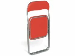 Chaise Dgraf, Ensemble De Deux Chaises Pliantes, Siège De Réunion Peu Encombrant, Fauteuil De Salle D'attente, 43x47h78 Cm, Rouge -mobilier de bureau Shop chaise 22778583