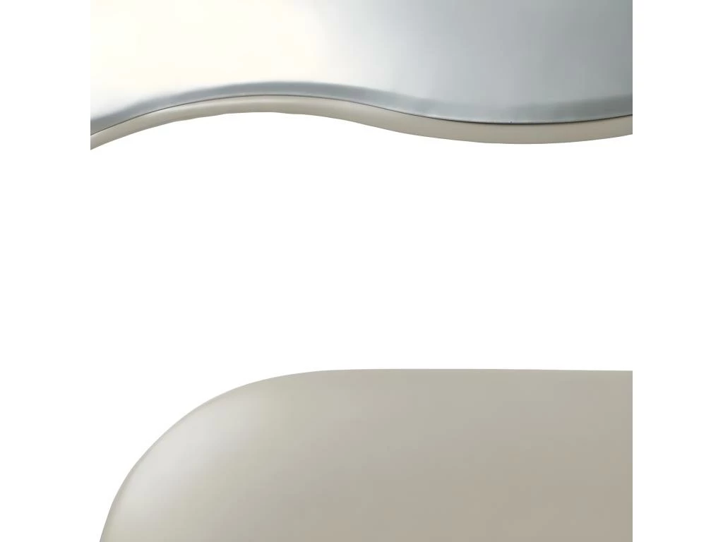 Lot De 6 Chaises Pliantes En Métal Coloris Taupe - Longueur 44 X Profondeur 48 X Hauteur 79 Cm 3 Lot De 6 Chaises Pliantes En Métal Coloris Taupe - Longueur 44 X Profondeur 48 X Hauteur 79 Cm – Image 3