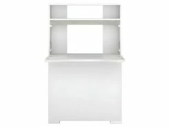 Console - Panneau De Particules Revetu Mélamine Blanc Brillant -78,4X129,2X22,2 - Be Alive -mobilier de bureau Shop console 13069785