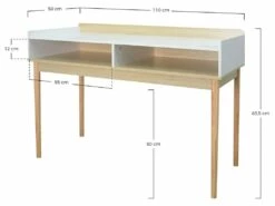 Console Twin 110x50x83,5cm Thinia Home -mobilier de bureau Shop console 13101059