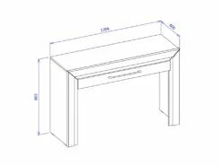 Bureau Console Design Collection DOHA Coloris Blanc Finitions Argentées 9 Bureau Console Design Collection DOHA Coloris Blanc Finitions Argentées -mobilier de bureau Shop console 13171521