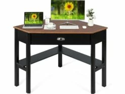 Bureau D'angle Informatique Contemporain Pour Pc /ordinateur Poste De Travaile