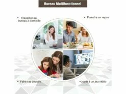 Bureau D'angle Informatique Contemporain Pour Pc /ordinateur Poste De Travaile -mobilier de bureau Shop console 19406875