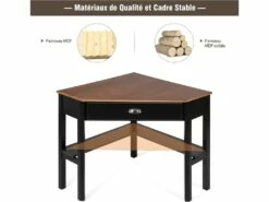 Bureau D'angle Informatique Contemporain Pour Pc /ordinateur Poste De Travaile -mobilier de bureau Shop console 19406877