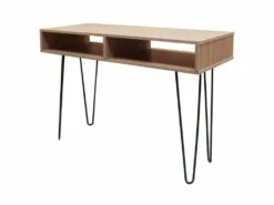 Bureau/Bureau à Domicile - 100x40 Cm - Pieds En épingle à Cheveux - Avec évidement - ORIANIS -mobilier de bureau Shop console 19583779