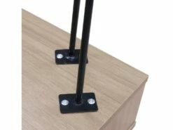 Bureau/Bureau à Domicile - 100x40 Cm - Pieds En épingle à Cheveux - Avec évidement - ORIANIS -mobilier de bureau Shop console 19583783