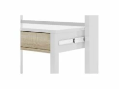 Bureau Console Extensible 2 Tiroirs Consola - L100 Cm -mobilier de bureau Shop console 21044095