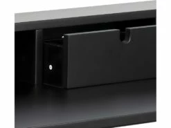 Pascal Bureau Avec 1 Tiroir, Noir. -mobilier de bureau Shop console 22048357