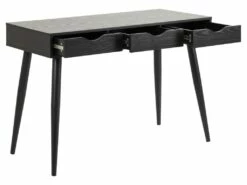Nete Bureau Avec 3 Tiroirs, Noir. -mobilier de bureau Shop console 22048365
