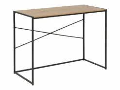 Bureau Sea B, Placage Chêne Sauvage, Noir.