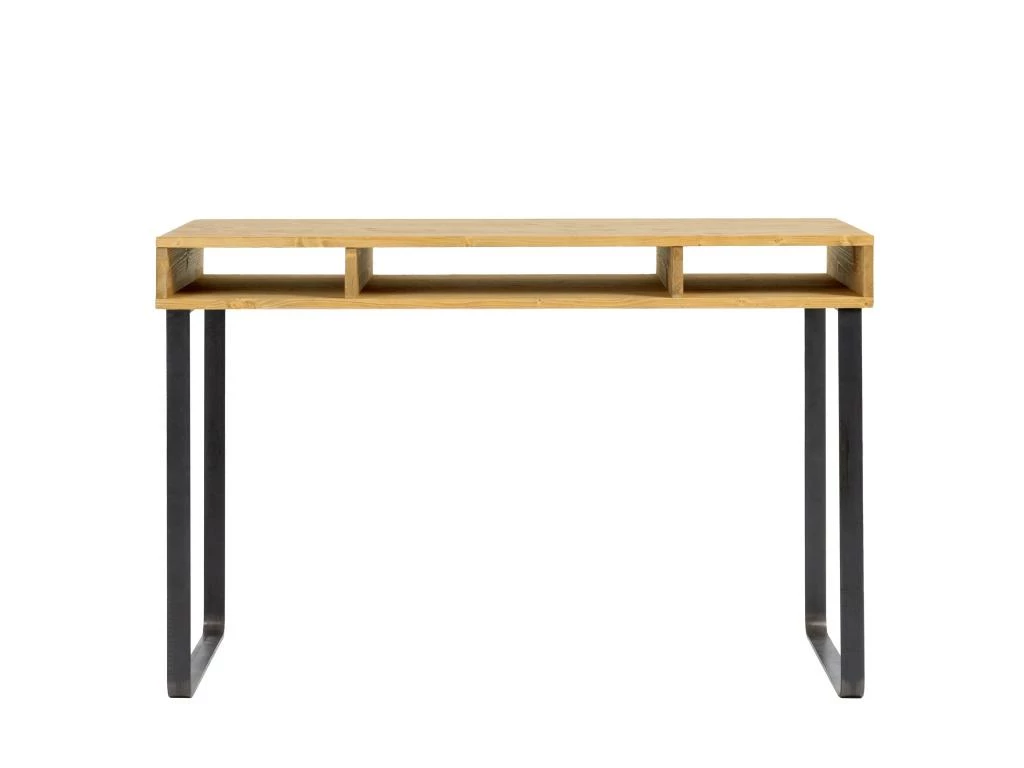 Bureau En Bois De Couleur Naturel 1 Bureau En Bois De Couleur Naturel