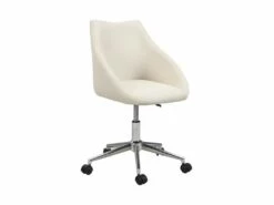 Chaise De Bureau - Tissu - Beige - Hauteur Ajustable - REZA -mobilier de bureau Shop fauteuil de bureau 431019