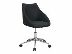 Chaise De Bureau - Tissu - Noir - Hauteur Ajustable - REZA -mobilier de bureau Shop fauteuil de bureau 431027