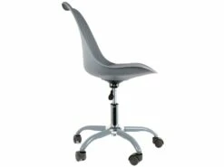 2 Chaise De Bureau à Roulettes, Gris -mobilier de bureau Shop fauteuil 13223847
