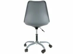 2 Chaise De Bureau à Roulettes, Gris -mobilier de bureau Shop fauteuil 13223849