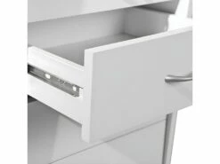 TEO - Caisson 4 Tiroirs Sur Roulettes Coloris Blanc 8 TEO - Caisson 4 Tiroirs Sur Roulettes Coloris Blanc -mobilier de bureau Shop meuble bureau 10041667