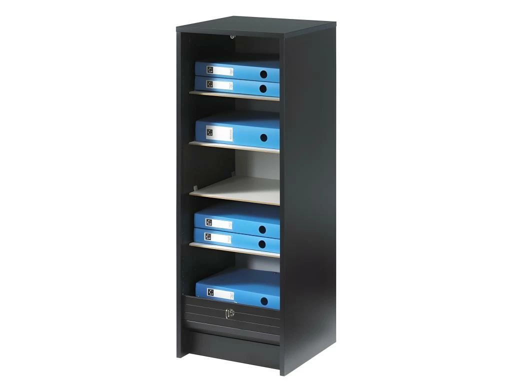 Classeur à Rideau Noir 104 Cm - Coloris: Scene New York 504 2 Classeur à Rideau Noir 104 Cm - Coloris: Scene New York 504 – Image 2