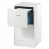 Classeur 2 Tiroirs 50 Dossiers Suspendus - Coloris: Blanc