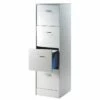 Classeur 4 Tiroirs 100 Dossiers Suspendus - Coloris: Aluminium