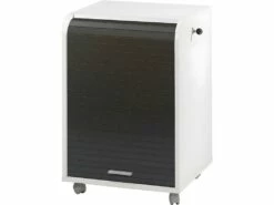 Caisson De Bureau Blanc Bicolore - Coloris: Noir