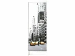 Classeur à Rideau Blanc 104 Cm - Coloris: Scene New York 504