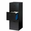 Classeur 3 Tiroirs 75 Dossiers Suspendus - Coloris: Noir
