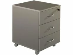 Caisson De Bureau 3 Tiroirs Alu