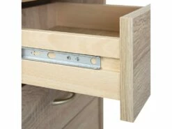 ERSOY - Caisson 4 Tiroirs Sur Roulettes Aspect Chêne -mobilier de bureau Shop meuble bureau 10042093