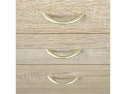 ERSOY - Caisson 4 Tiroirs Sur Roulettes Aspect Chêne -mobilier de bureau Shop meuble bureau 10042095