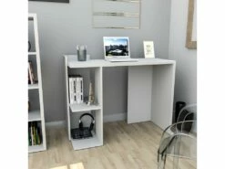 Bureau 1 Caisson 2 Niches Blanc 8 Bureau 1 Caisson 2 Niches Blanc -mobilier de bureau Shop meuble bureau 10044903