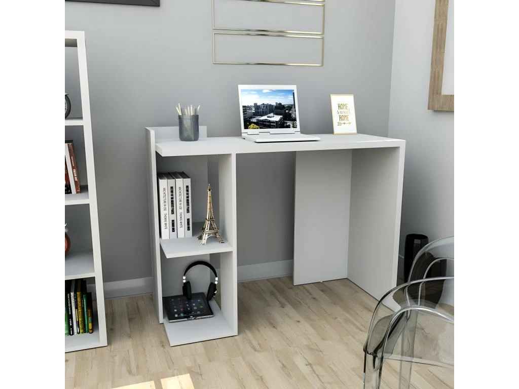 Bureau 1 Caisson 2 Niches Blanc 4 Bureau 1 Caisson 2 Niches Blanc – Image 4