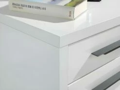 Caisson De Rangement à Roulettes 3 Tiroirs Blanc Laqué - NET -mobilier de bureau Shop meuble bureau 10047517