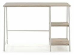 Bureau Lisboa Blanc, Table Pour PC, Style Industriel, 105 Cm Longueur -mobilier de bureau Shop meuble bureau 10750871