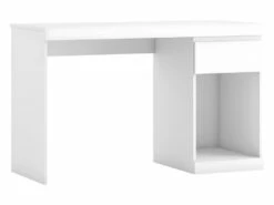Bureau Leni 1 Tiroir Couleur Blanc, 120 Cm Longueur