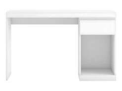 Bureau Leni 1 Tiroir Couleur Blanc, 120 Cm Longueur -mobilier de bureau Shop meuble bureau 10761687